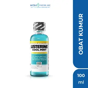 Listerine Cool Mint 100Ml/ Mouthwash/ obat kumur/ bau mulut