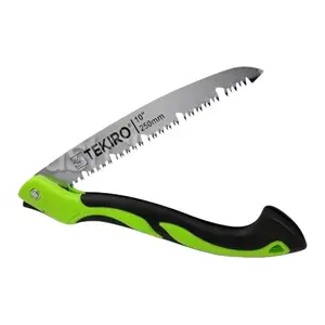 TEKIRO 10” Folding Saw – Gergaji Tangan Kayu Dahan Lipat Outdoor & Gardening Tool