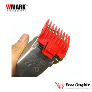 Sepatu Alat Cukur Rambut Clipper Super Taper Kemei Isi 2pcs Ukuran Cukuran 1,5 & 4,5 mm Comb