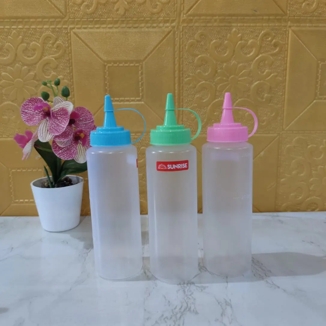 DAPAT 3PCS BOTOL Kecap 300 ML / Botol Mayonaise / Tempat Saos 300 ML / Botol Saus / Botol Mayones Murah By FAEYZA MALL
