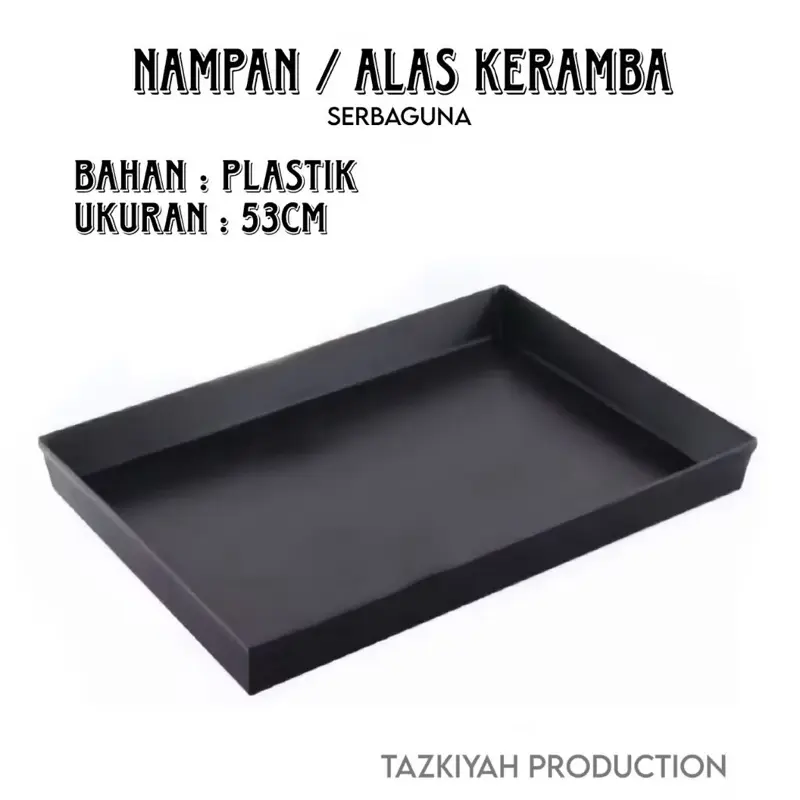 Nampan /Alas Kerambab/ Loyang Plastik Hitam