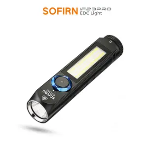 Sofirn IF23PRO Adalah Senter Portabel Multifungsi Dengan Pencahayaan RGB 5000lumen Baterai 21700 5000mAh LED XHP70B dan Peringkat Tahan Air IP66 Senter ini Cocok Untuk Penerangan di Malam Hari