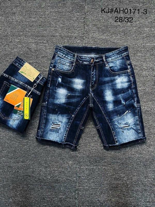 Quần short jean nam boy phố chất bò dày dặn trẻ trung loang nhẹ rách gối chuẩn form trẻ trung Khoi Nguyen Menswear