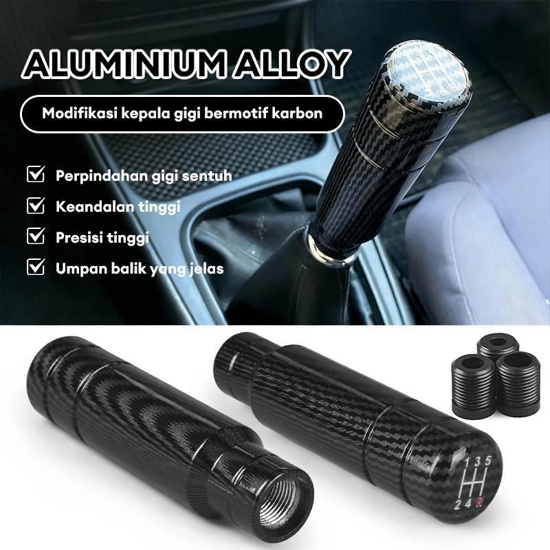 Gwein-COD Kepala Tuas Gear Modifikasi Aluminium Alloy - Desain Karbon Presisi Tinggi & Sensor Sentuh untuk Pergantian Gigi Car