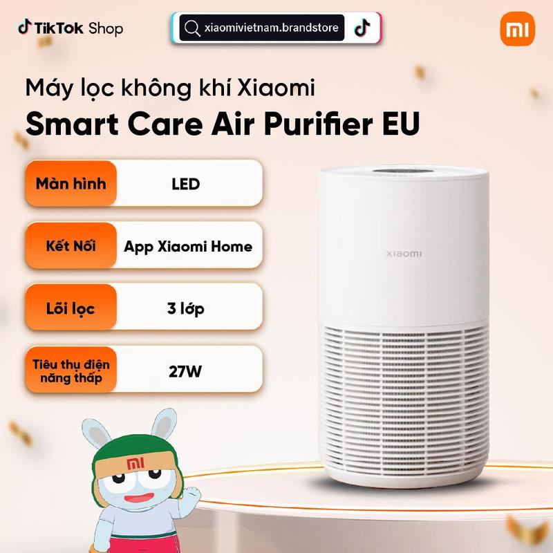  Máy lọc không khí Xiaomi Smart Care Air Purifier EU - Diện tích hoạt động 16 -27m2 
