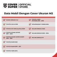 Gambar CoverSuper Xtreme RS Size M2 - Audi A1, Rocky, Sigra, Ford Ecosport, Jazz, Kia Rio, Mazda 2 Skyactive, Kuda, Neta V, Baleno, Calya, Kijang Super Short, Yaris, Heykers, VW T-Cross, Wuling Bingou - XT RS ABU M2 dari COVERSUPER INDONESIA_NEW Kab. Bantul 3 Tokopedia