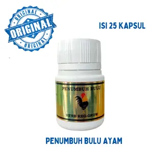 PENUMBUH BULU (25 kapsul) - untuk ayam