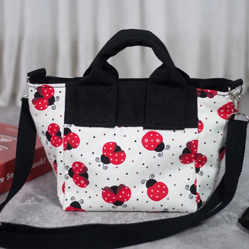 SPNB Slingbag Tas Selempang Mini Kanvas Selin FLR 4