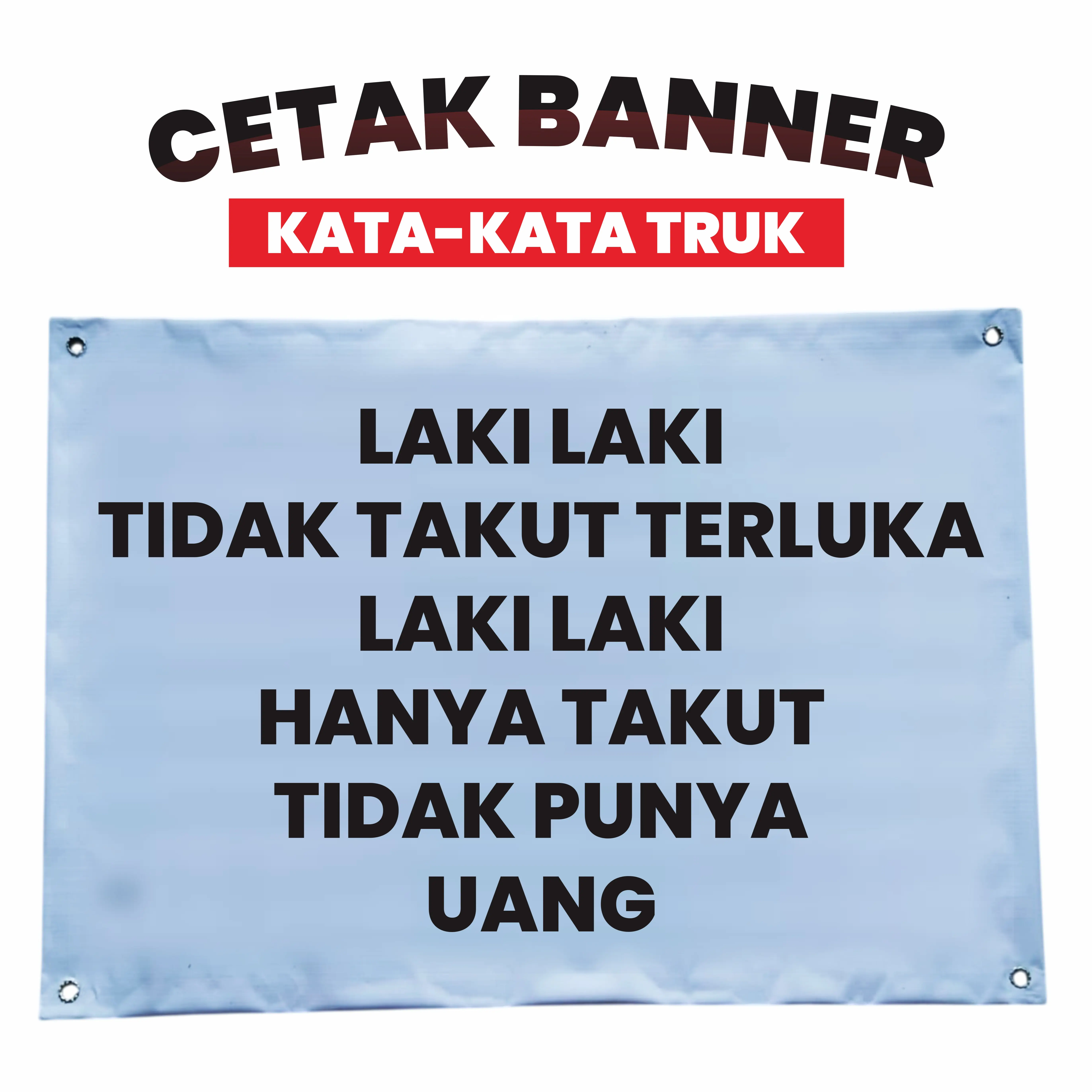 LAKI-LAKI TIDAK TAKUT..