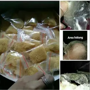(Dapat 3bungkus) Masker Gelatin Komedo Masker Cabut Masker Alami Wajah 3gr