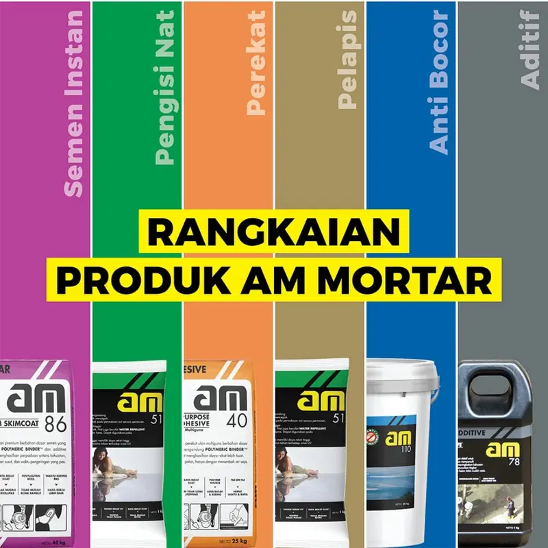 AM 51 ( 1 Kg ) - Nat Anti Jamur & Tahan Asam 1kg – Pengisi Nat 8