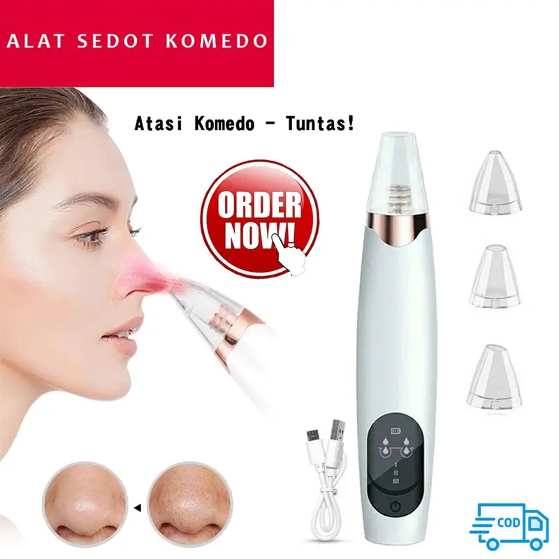 Alat Penyedot Komedo dan Jerawat Vacum Alat Facial Perawatan Wajah 0