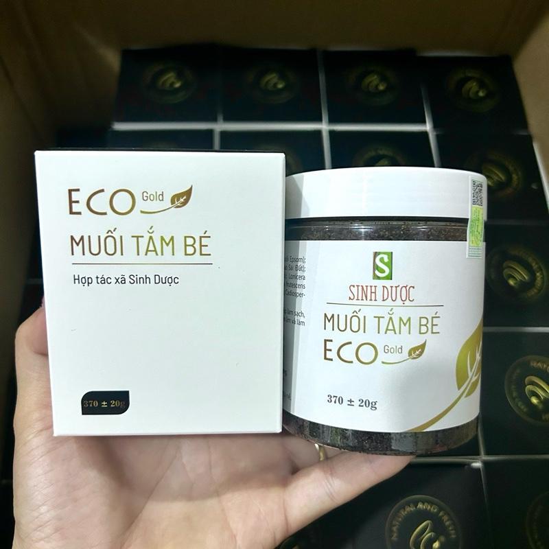   COMBO 2 LỌ  Muối tắm thảo dược Eco Gold 370gr cho bé mát da lành tính phòng rôm sảy mẩn ngứa 