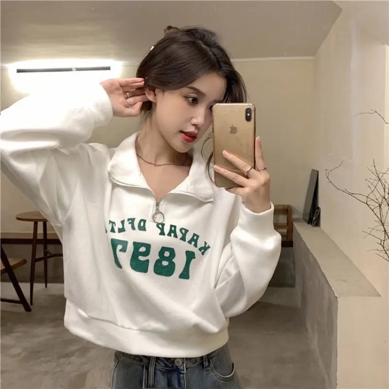 SWEATER WANITA KAPAP 1897 COLLAR SWEATER CROPE