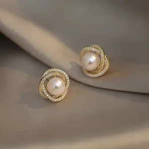 SC - Anting Mutiara Tusuk Wanita Anting Tusuk Mutiara Fashion Wanita