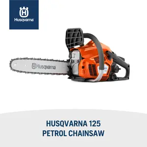 Husqvarna Chainsaw 125 16 Inch / 18 inch SN 3/8 Mini With H37 Chain / Mesin Potong Kayu 16 Inch / 18 Inch