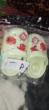 Product Review of Sandal Bunyi cit-cit Baim Anak Laki-laki  Size 20-23 Terbaru/sandalbaimbunyi/sandalspiderman from E**🥰 1