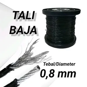 TALI BAJA 0,8mm untuk sepatu tali putar Knop kecil