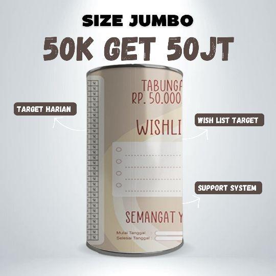 [JUMBO BELI 1 GRATIS SPIDOL]celengan target viral tiktok/celengan lucu murah kekinian/tabungan anak anak/size 20x10cm 5k