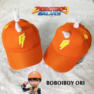 Topi anak laki laki perempuan usia 1 - 10 tahun import karakter boboiboy/topi boboiboy