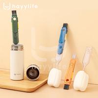 Gambar HAYYLIFE Sikat pembersih Botol 4in1 P03/ Sikat Botol Susu Bayi / Pembersih Botol Susu HL-AGA415 - Hijau dari hayylife Kab. Tangerang 1 Tokopedia