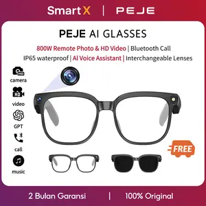 PEJE Smart Glasses  Camera 800W | Video | AI Translate | Bluetooth 5.4 Music & Call | IP65 Waterproof | Kacamata Pintar Outdoor Photochromic Lens