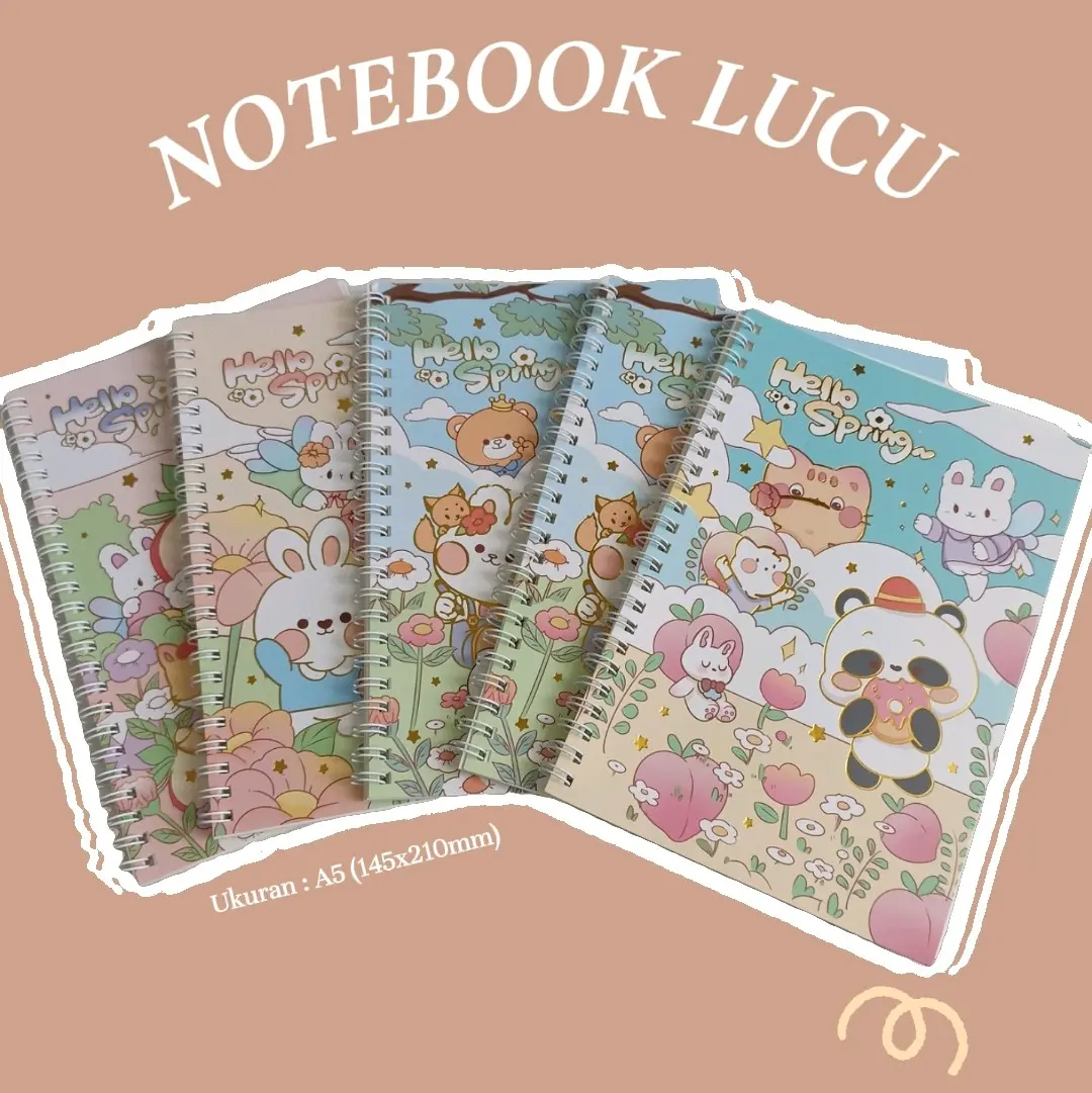 NOTEBOOK LUCU ANAK | ukuran A5