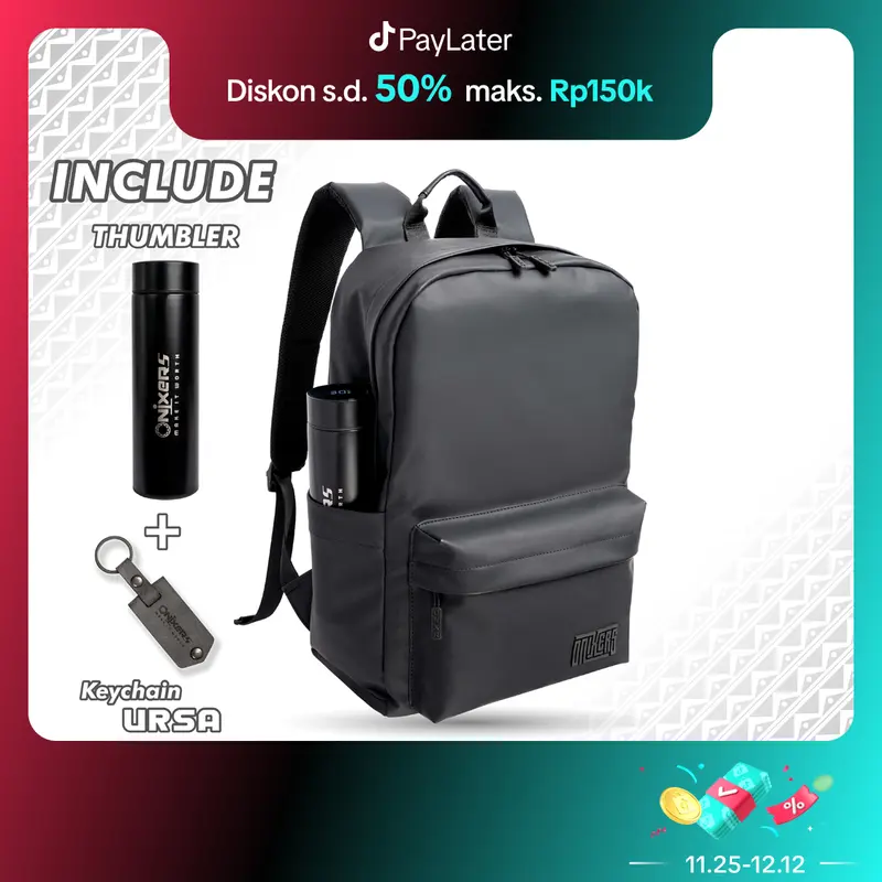 ONIXERS I Backpack SHAGA I Tas Laptop Ransel Pria I Dapper Bag Pria Wanita Anti Air Waterproof Premium I Backpack Sekolah Kantor Kerja Outdoor 0