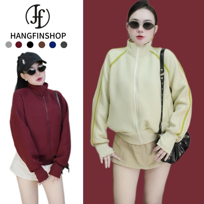 HF new Áo Khoác Cổ Trụ Pc Cotton Xịn Full 6 Túi Dày Mềm 1 Cỡ Thời Trang Và Chống Nắng