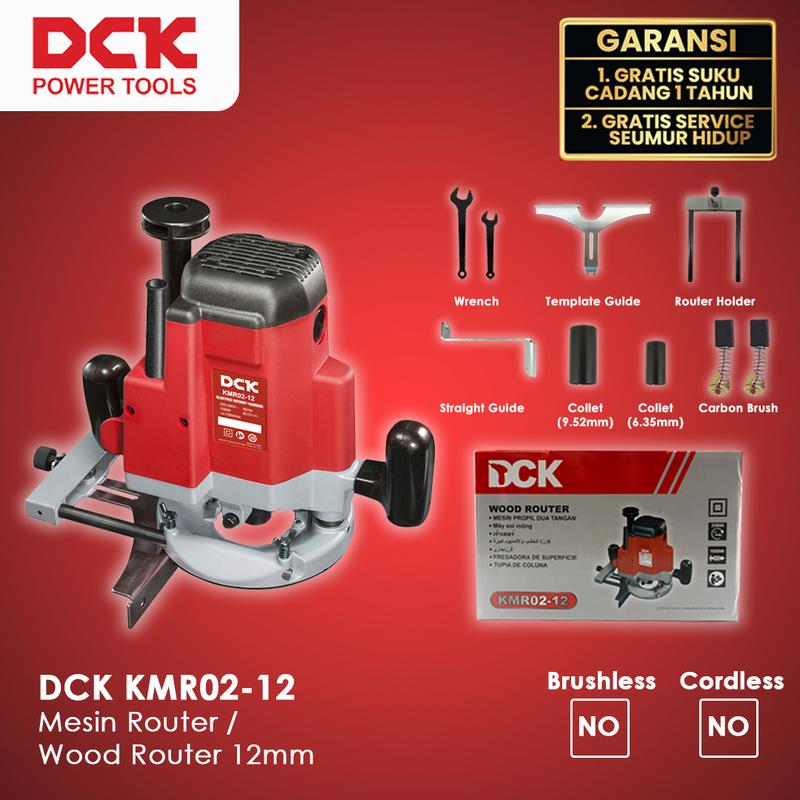 DCK KMR02-12 Mesin Router / Wood Router 12mm - Shop | Tokopedia