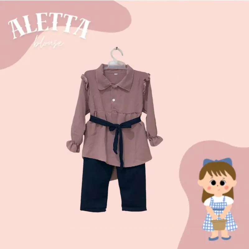 HS2K - ALETTA BLOUSE & PANTS USIA 1 - 10 TAHUN 2