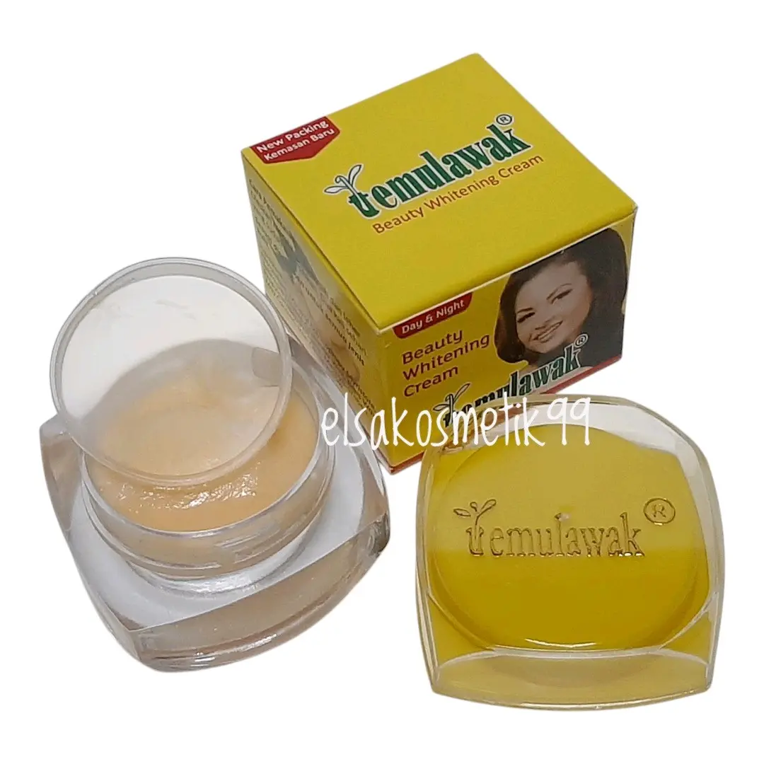 Cream Temulawak Beauty Whitening [1 Pcs] untuk Wajah Mencerahkan dan Melembabkan - Moisturizer, Pelembab, Perawatan, Hitam Pencerah