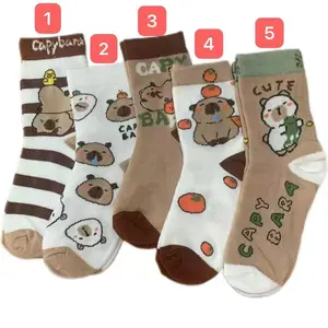 Kaos Kaki Capybara Bahan Cotton Style Japanese Lembut