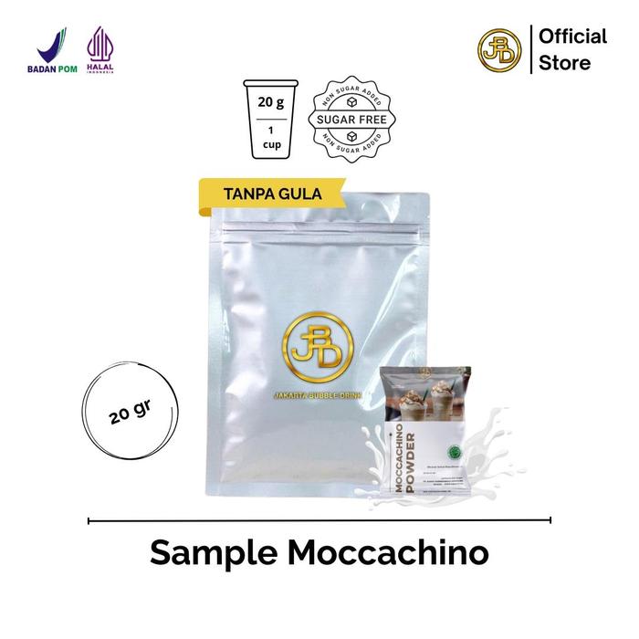 Gambar SAMPLE Bubuk Minuman Premium Rasa MOCHACINNO HALAL 20gr Siap Seduh | Jakarta Bubble Drink dari Jakarta Bubble Drink Kota Administrasi Jakarta Selatan Tokopedia