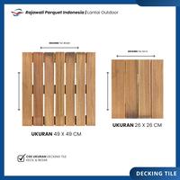 Gambar Decking Tile Kayu Asli Kalimantan 49x49 cm (LANTAI OUTDOOR) - 26 x 26 cm dari RAJAWALI PARQUET OFFICIAL_NEW Kab. Bandung 4 Tokopedia