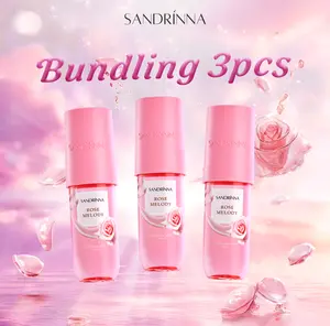 [BUNDLING 3] Sandrinna Rose Melody Perfume Mist 3pcs - Parfum Mist dengan Aroma Cypress Dewberry Raspberry Baies Rose dan Amber Musk Vanilla Myrrh Oilbanum