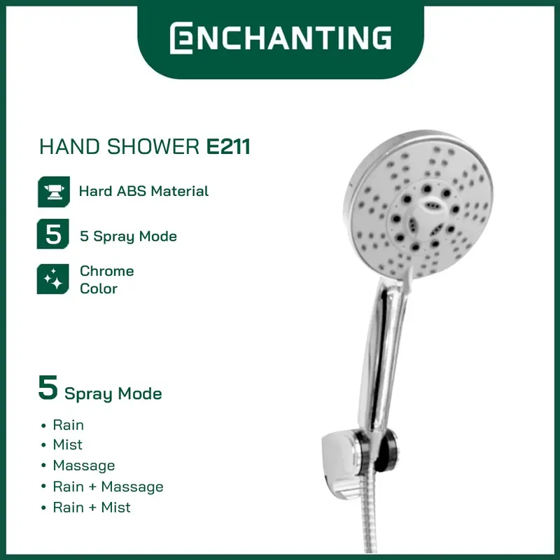 Head / Kepala Hand Shower 3 Switch Europe Enchanting E211 0