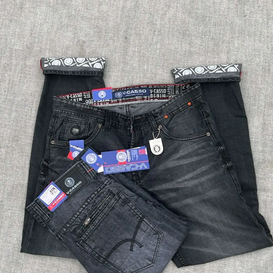 celana panjang denim v-casso non stret reguler slimfit Jeans Pria Dewasa Distro