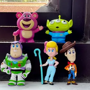 DISNEY MINI FIGURES BUNDLES SET Original Disneyland - DISNEY 100 Years of Wonder Disney Action Figure Set Beads Pop Bean