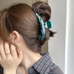 (Twotones) Jepit Rambut Selulosa Asetat PREMIUM Fashion Summer Large 10.5cm Acetate Hair Claw HSAJ010