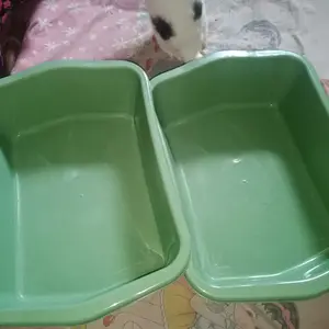 CAT LITTER BOX Tempat Kotoran Kucing Anjing Bak Pasir Kucing Anjing Box Pasir Kucing Baskom Plastik Murah
