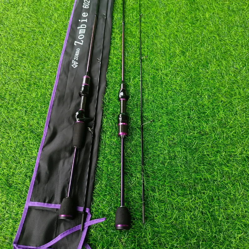 Joran Pancing Zorro Zombie Ungu UL Carbon Solid 180cm 2-6 lbs Lure 2-10g Tide BC&Spinning 1
