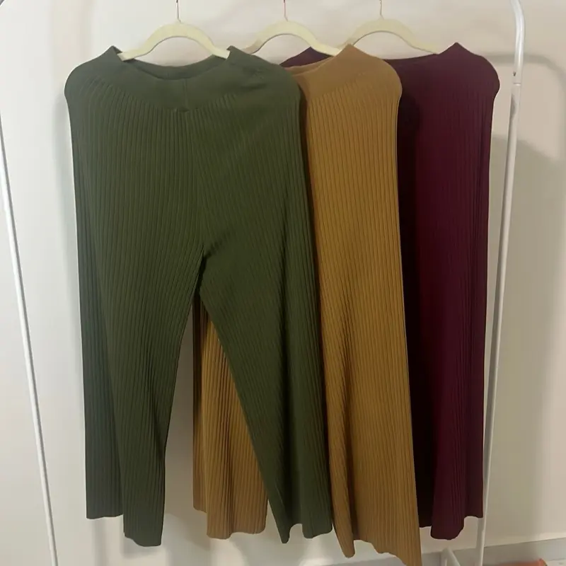 NIKITA STRETCHY KNITTED FLARE PANTS
