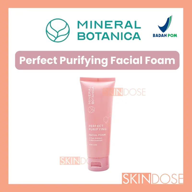 Mineral Botanica Perfect Purifying Facial Foam 100g Kulit Berjerawat Facial Wash 0