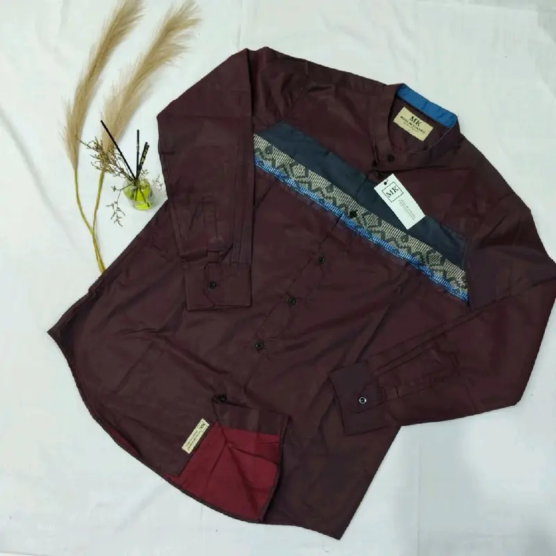 KEMKO KEMEJA KOKO MK || MOTIF LIST DADA || HARGA MURAH 3