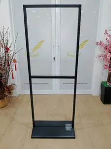 DOUBLE FRAME DISPLAY STAND HITAM KOKOH