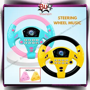 Steering wheel toys mainan setir mobil anak stir dengan suara