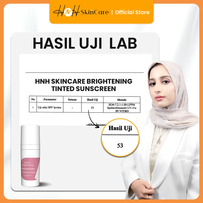 HNH Skincare - Tinted Brightening Glow Sunscreen - Tinted Sunscreen SPF 50 PA++++ Skin Tint 2