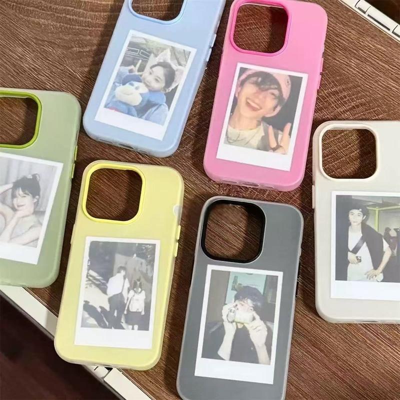 Ốp lưng điện thoại màu đơn sắc 3 trong 1, Phù hợp với các dòng iPhone 17,16,15,14,13,12,11series ,iPhone X,iPhone Xr,iPhone Xs Max,iPhone 8,7Plus,Vỏ silicone TPU