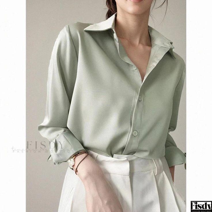 Atasan Kemeja Wanita Polos Lengan Panjang Honey Shakila Twill Oversize Dewasa Cewek Hitam Baju Casual 1